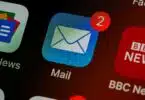 appli email sur un smartphone